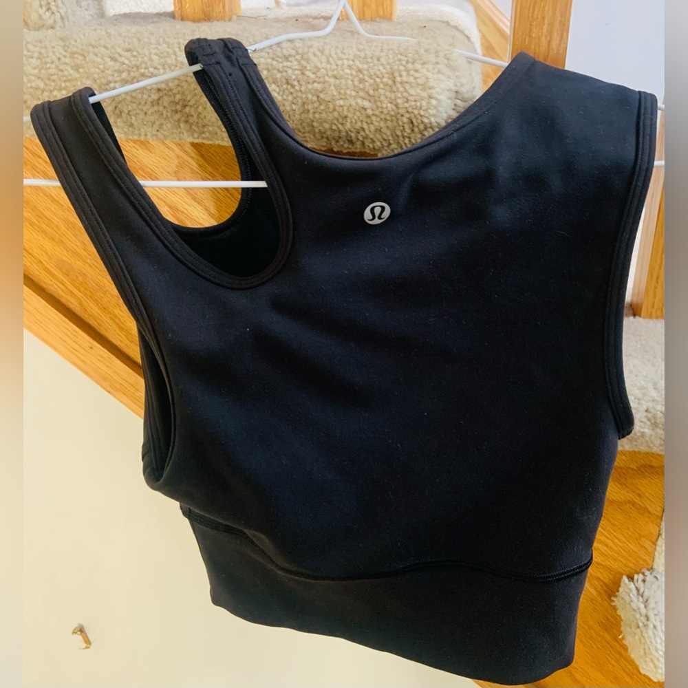 Lululemon Athletica Black Mastered Motion Tank